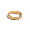 Belle Zirconia Gold Band Ring - Bye Bye Baby Jewellery