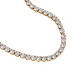 Electra Gold Tennis Necklace 5mm Width