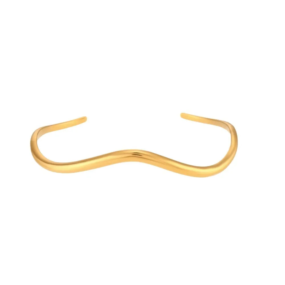 Madison Gold Cuff Bracelet - Bye Bye Baby Jewellery