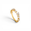 Queenie Zirconia Gold Ring