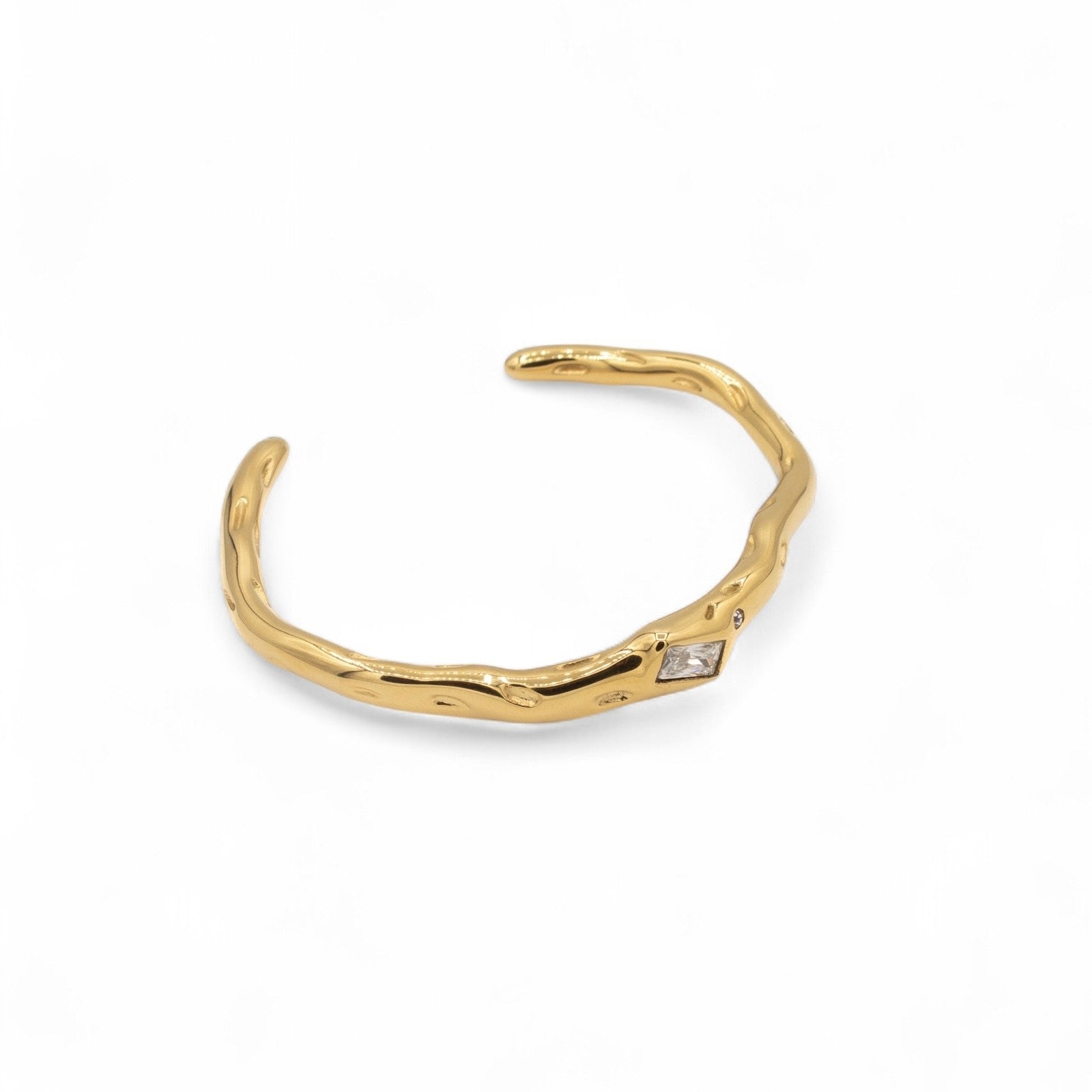 CRYSTAL GOLD CUFF