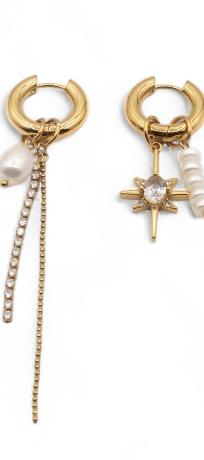 BOWIE ASYMMETRICAL EARRINGS