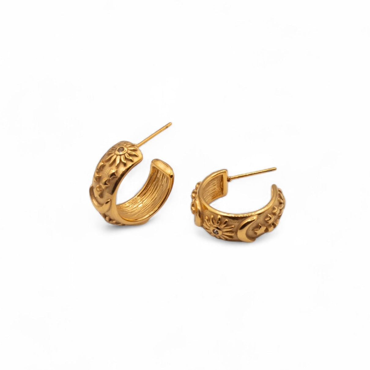 LUNA GOLD EARRINGS