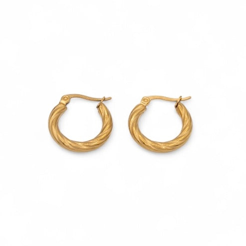 NORA GOLD HOOPS SMALL