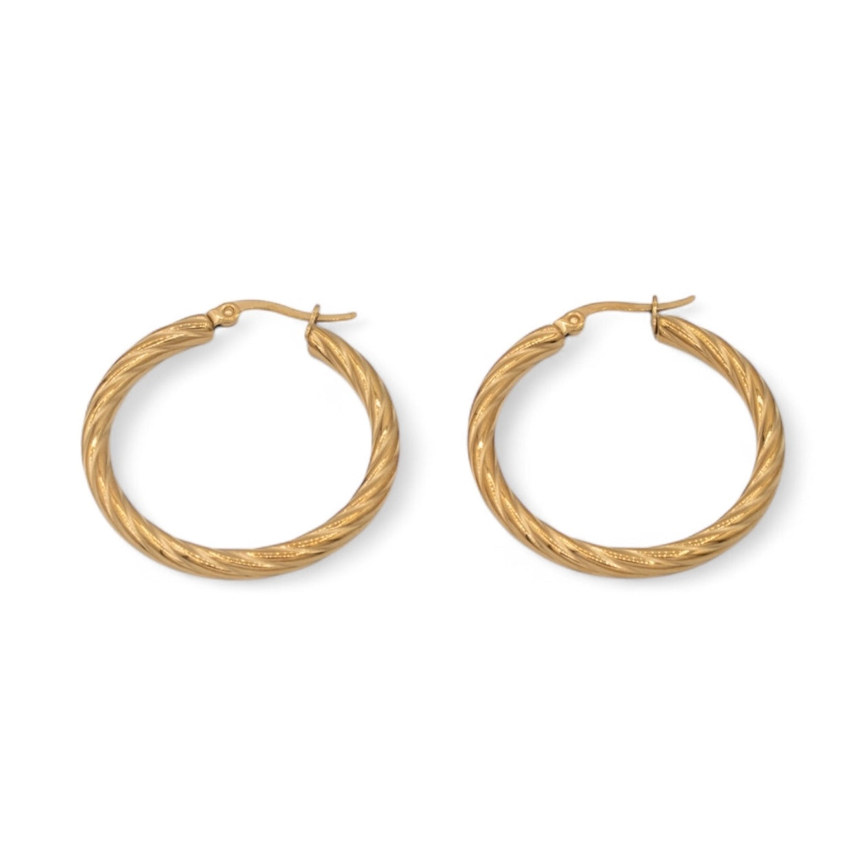 NORA GOLD HOOPS MEDIUM